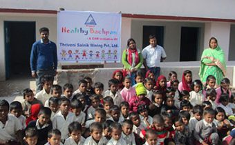 Thriveni Sainik launches Healthy Bachpan Project.